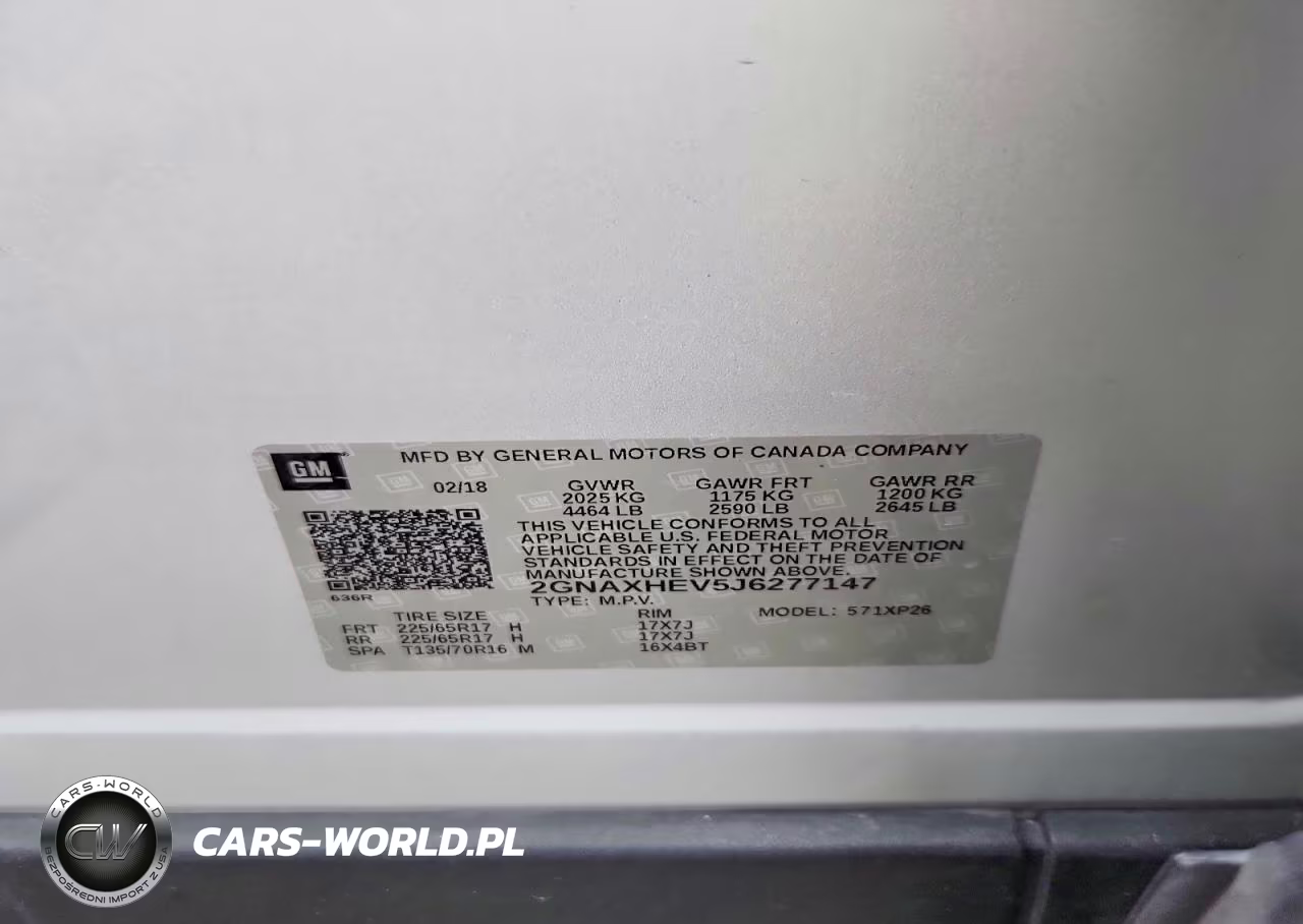 2018 Chevrolet Equinox Ls VIN:2GNAXHEV5J6277147 - 14