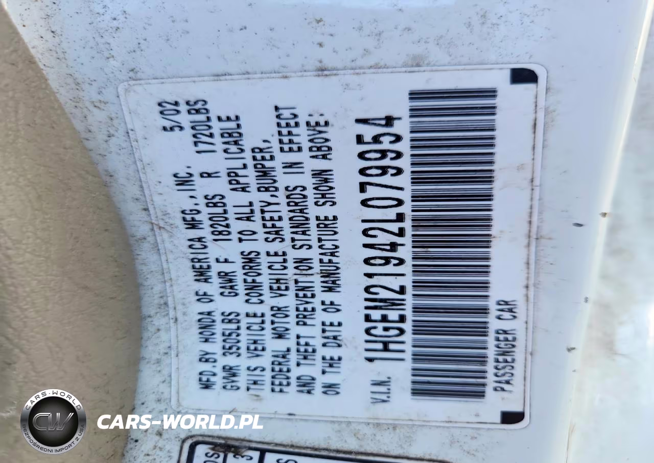2002 Honda Civic Ex VIN:1HGEM21942L079954 - 12