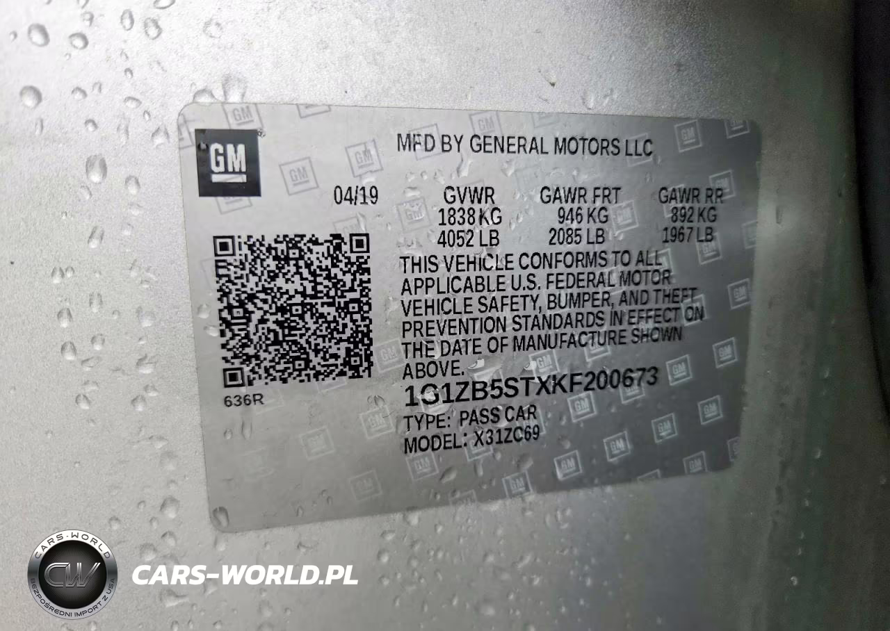 2019 Chevrolet Malibu Ls VIN:1G1ZB5STXKF200673 - 13