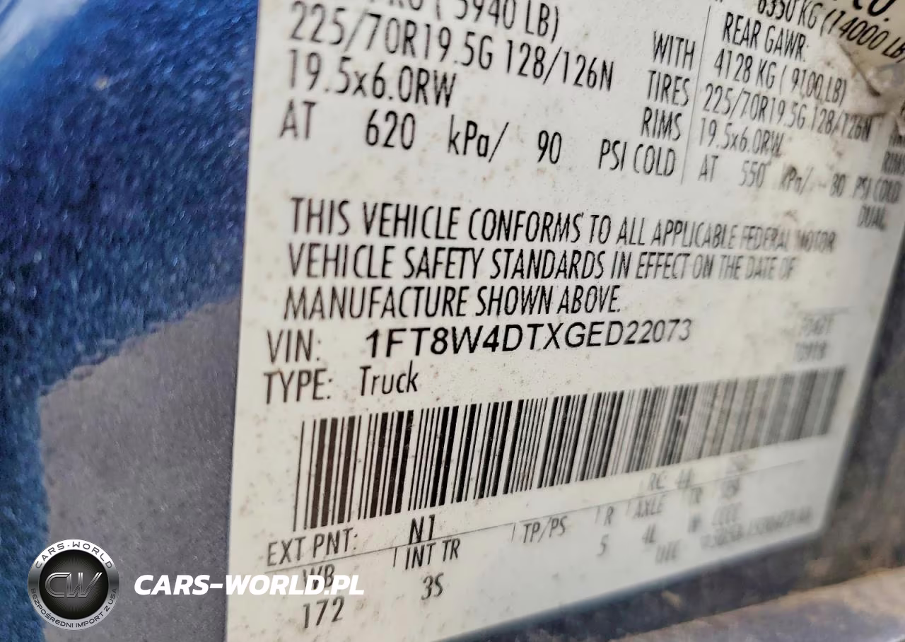 2016 Ford F450 Super Duty VIN:1FT8W4DTXGED22073 - 12