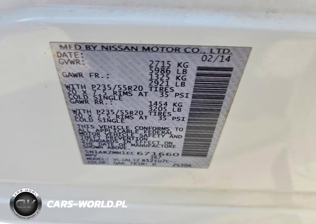 2014 Nissan Pathfinder S VIN:5N1AR2MN1EC671660 - 13