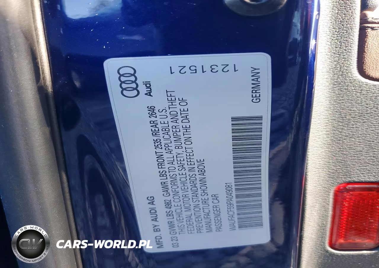 2023 Audi A5 Premium Plus 45 VIN:WAUFACF59PA049081 - 12