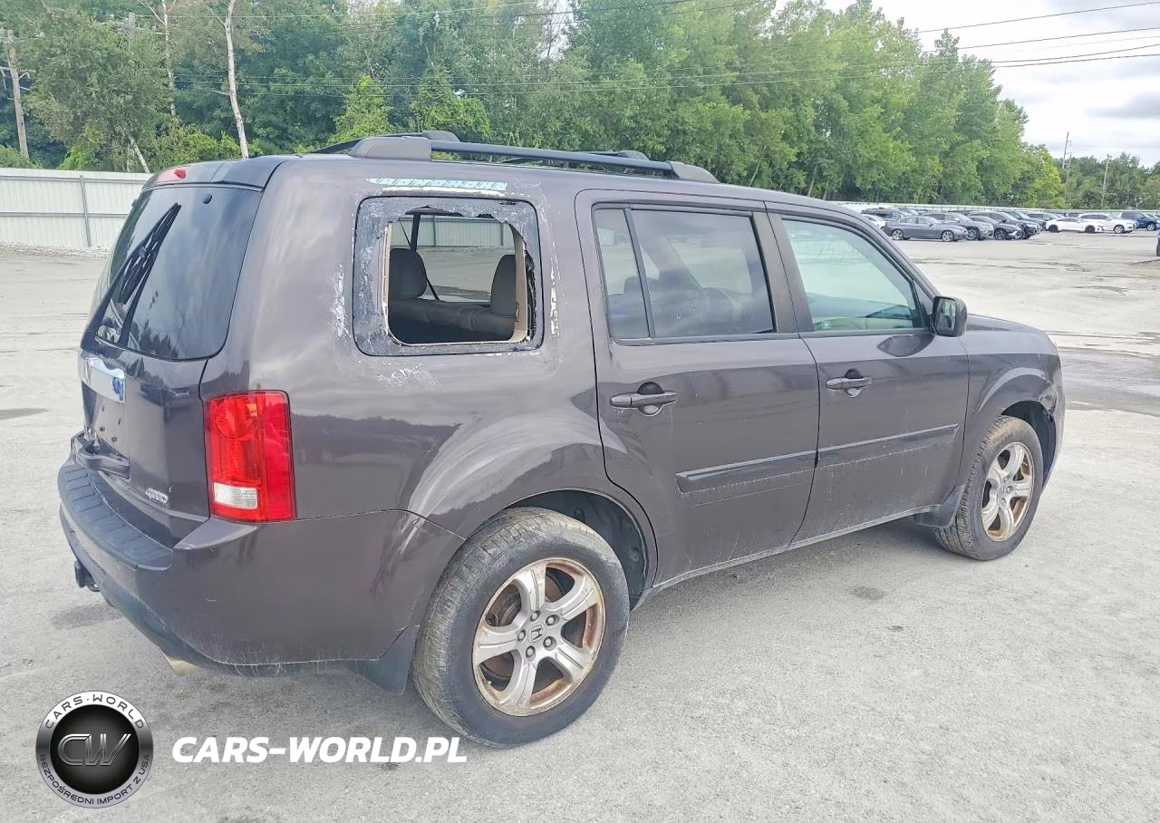 2012 Honda Pilot Ex-L VIN:5FNYF4H55CB056093 - 3