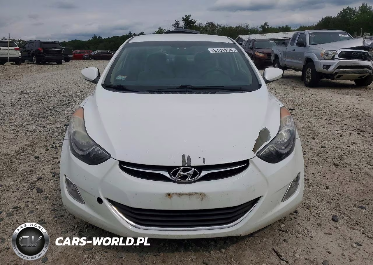 2013 Hyundai Elantra Gls VIN:5NPDH4AE1DH346644 - 5