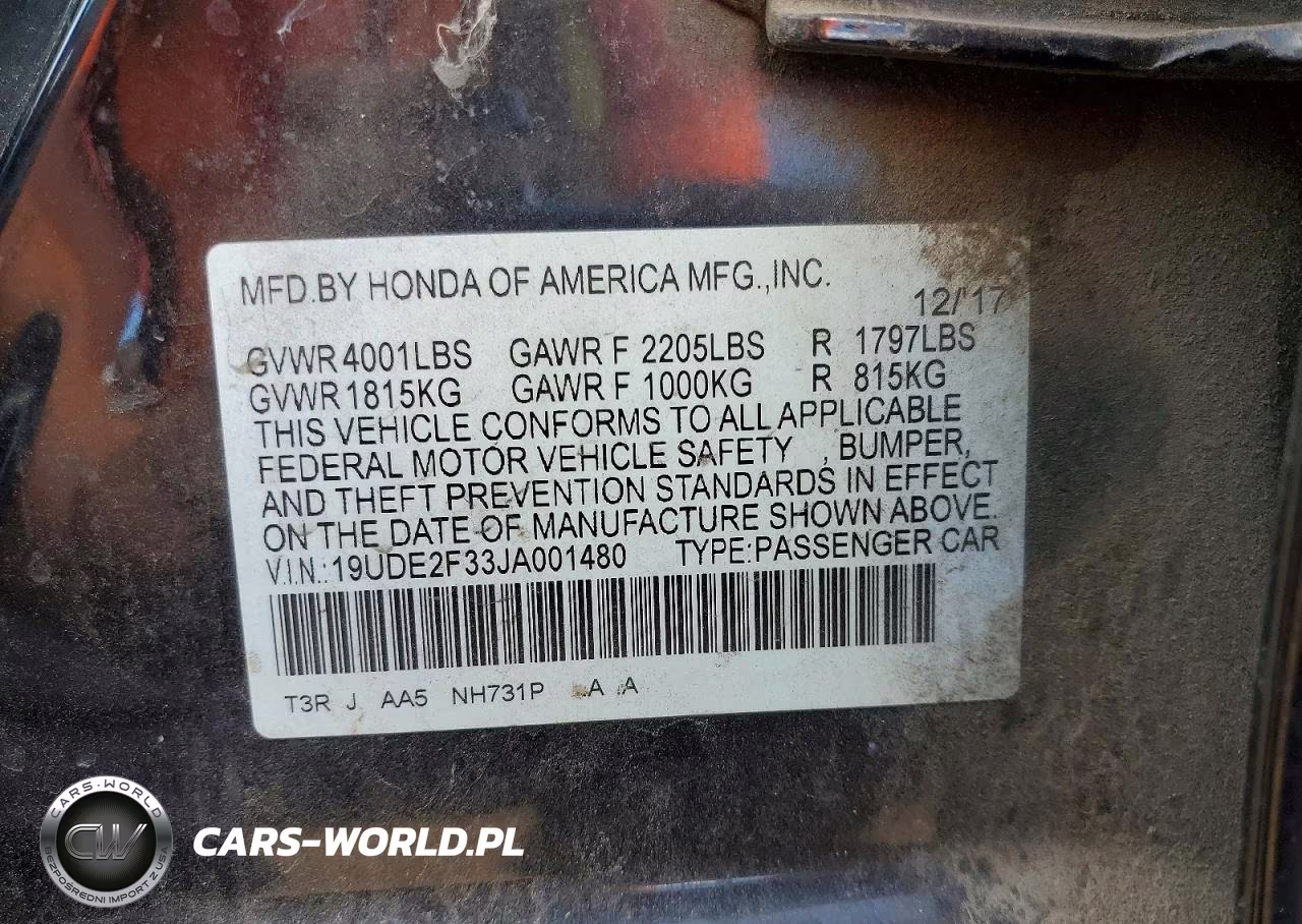 2018 Acura Ilx Base Watch Plus VIN:19UDE2F33JA001480 - 12