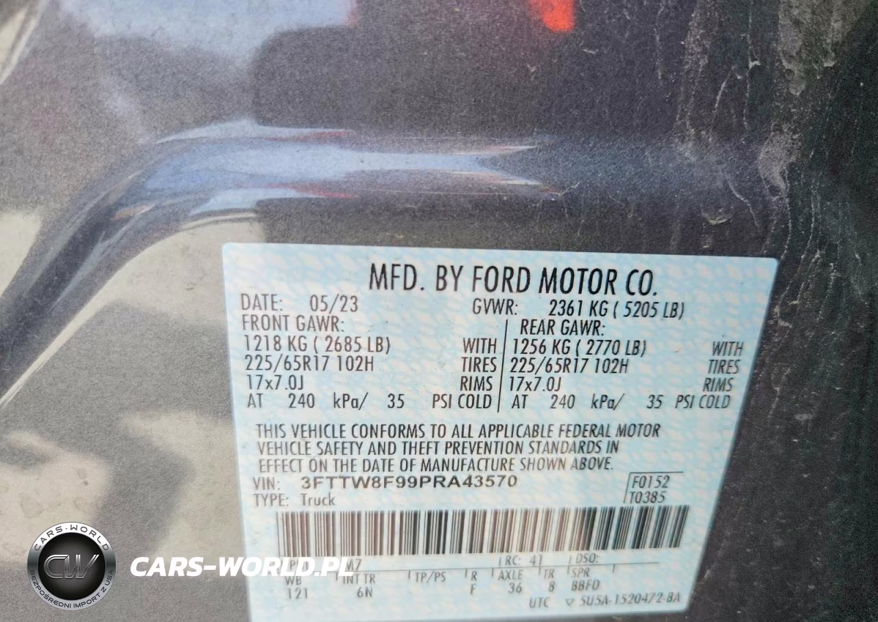 2023 Ford Maverick Xl VIN:3FTTW8F99PRA43570 - 12