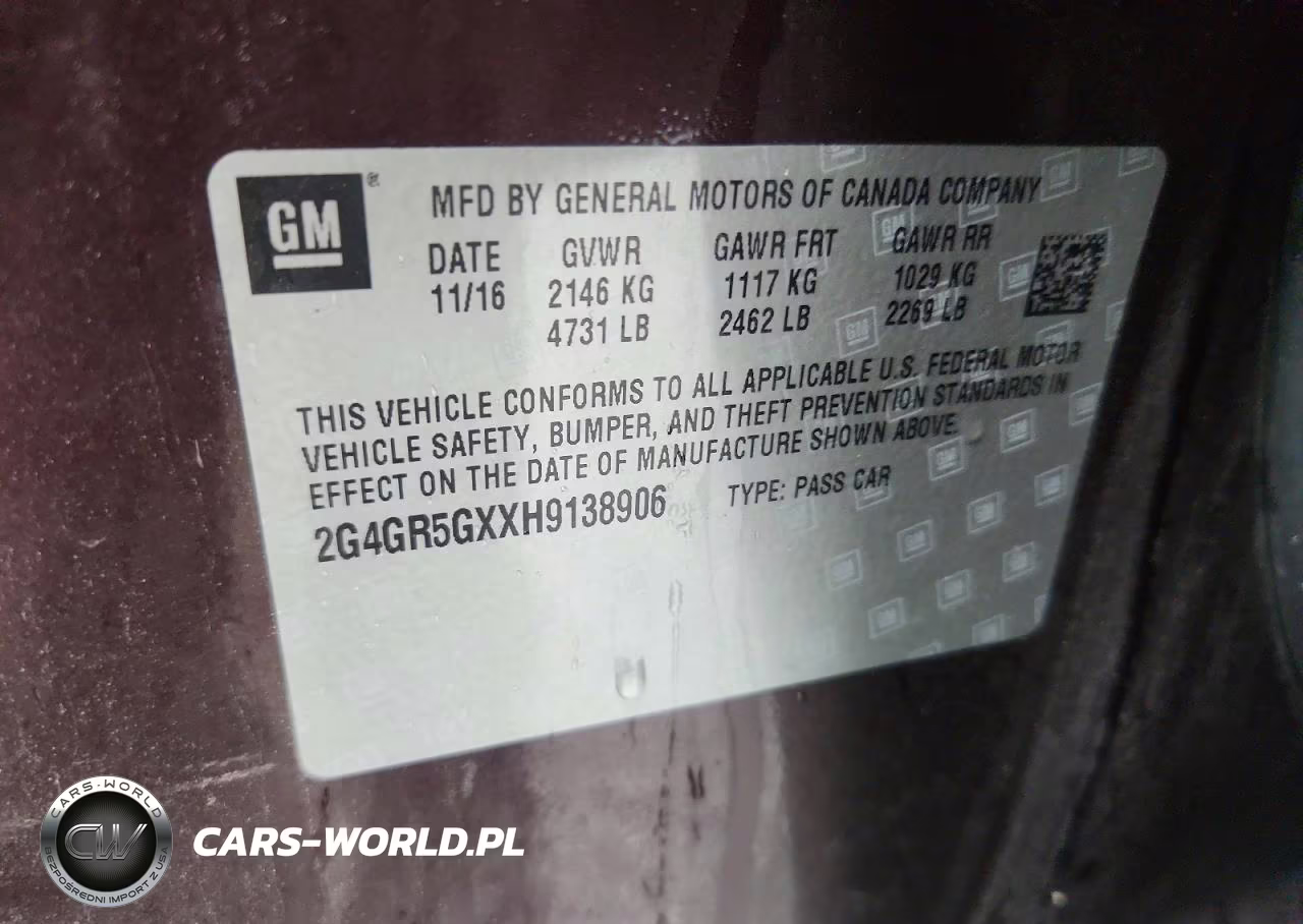 2017 Buick Regal Premium VIN:2G4GR5GXXH9138906 - 12