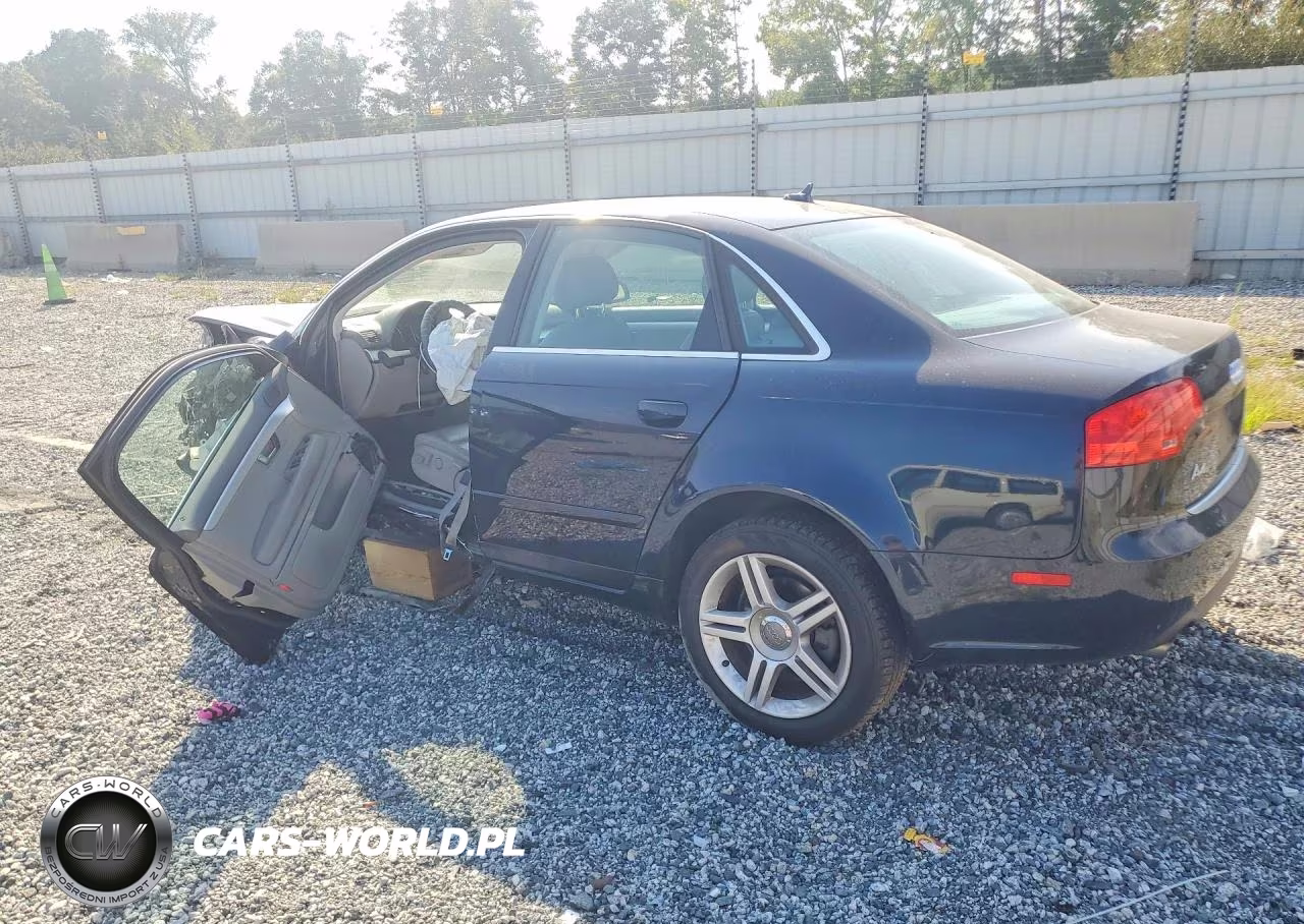2007 Audi A4 2 VIN:WAUAF78E47A016568 - 2