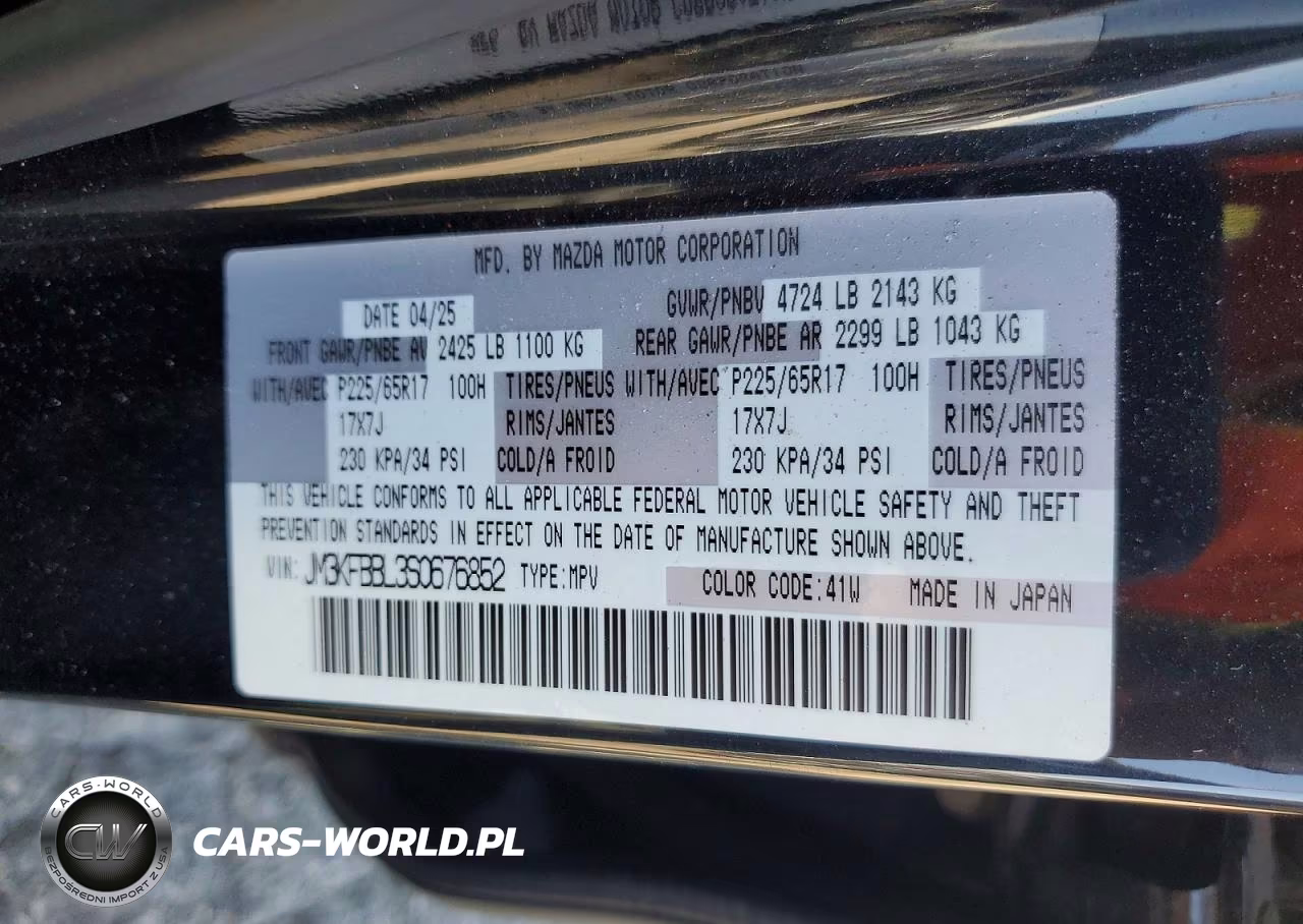 2025 Mazda Cx-5 Select VIN:JM3KFBBL3S0676852 - 13