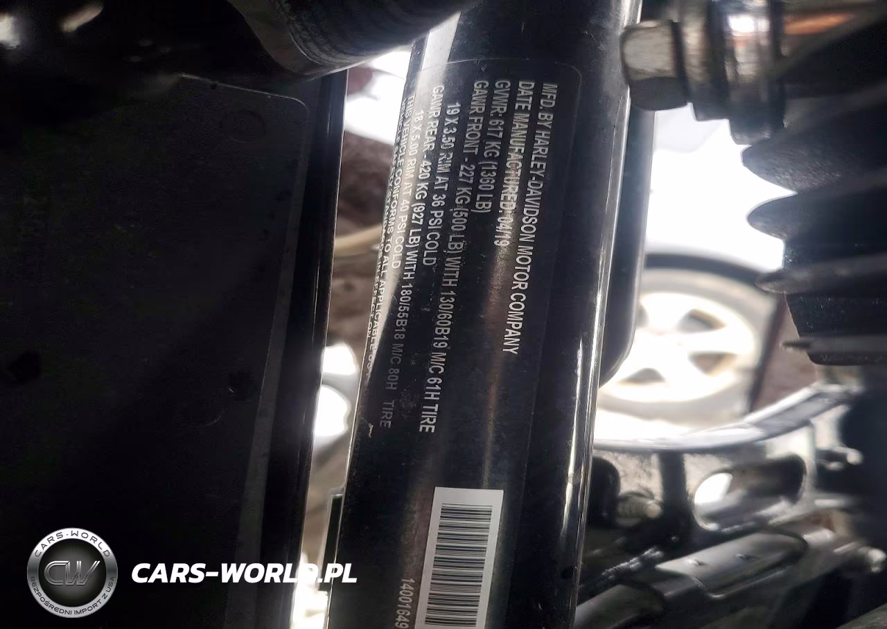 2019 Harley-Davidson Flhxse VIN:1HD1PXL13KB959136 - 8