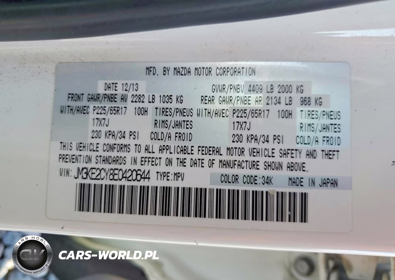 2014 Mazda Cx-5 Touring VIN:JM3KE2CY8E0420644 - 13
