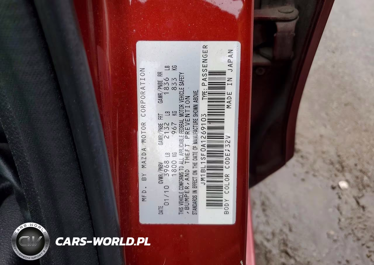 2010 Mazda 3 I VIN:JM1BL1SF0A1269103 - 12