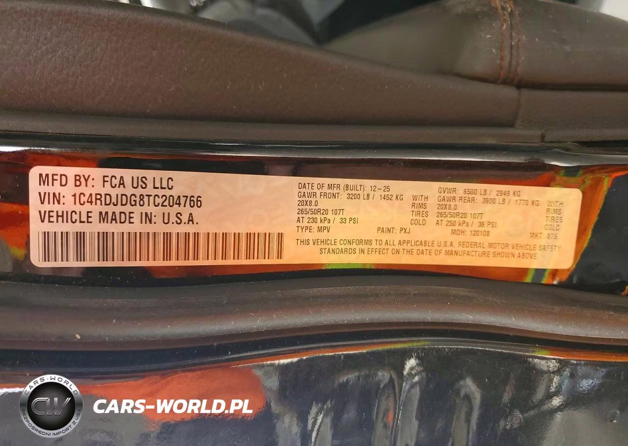 2026 Dodge Durango Gt VIN:1C4RDJDG8TC204766 - 14