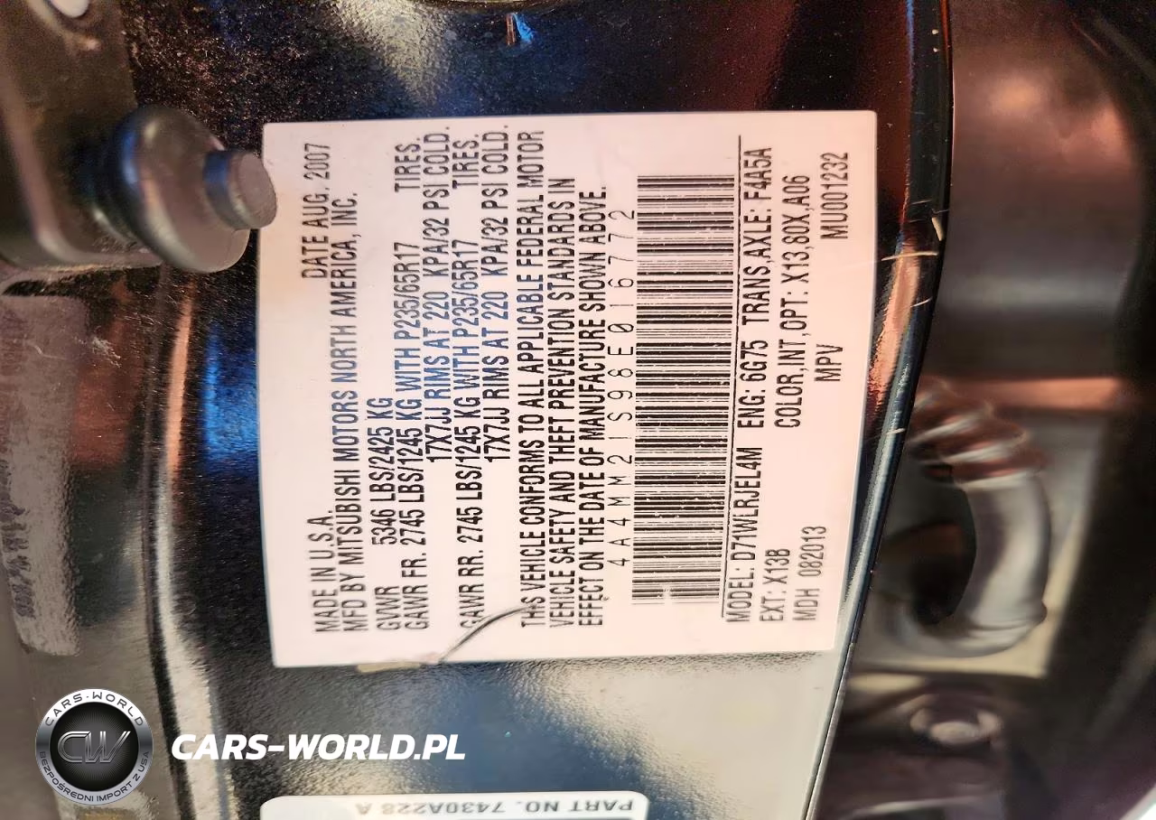 2008 Mitsubishi Endeavor Ls VIN:4A4MM21S98E016772 - 13