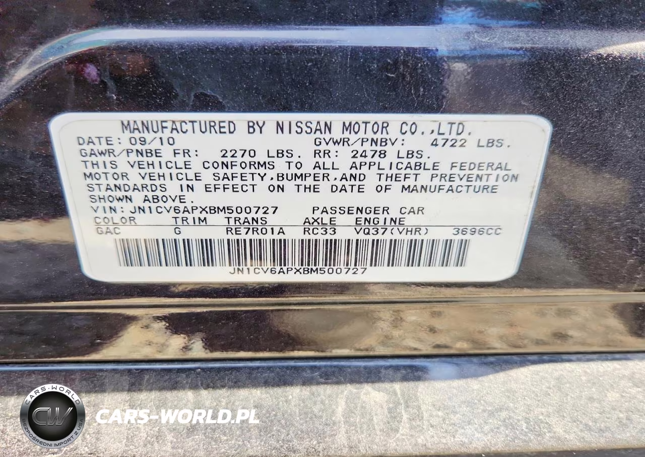 2011 Infiniti G37 Sedan Journey VIN:JN1CV6APXBM500727 - 13