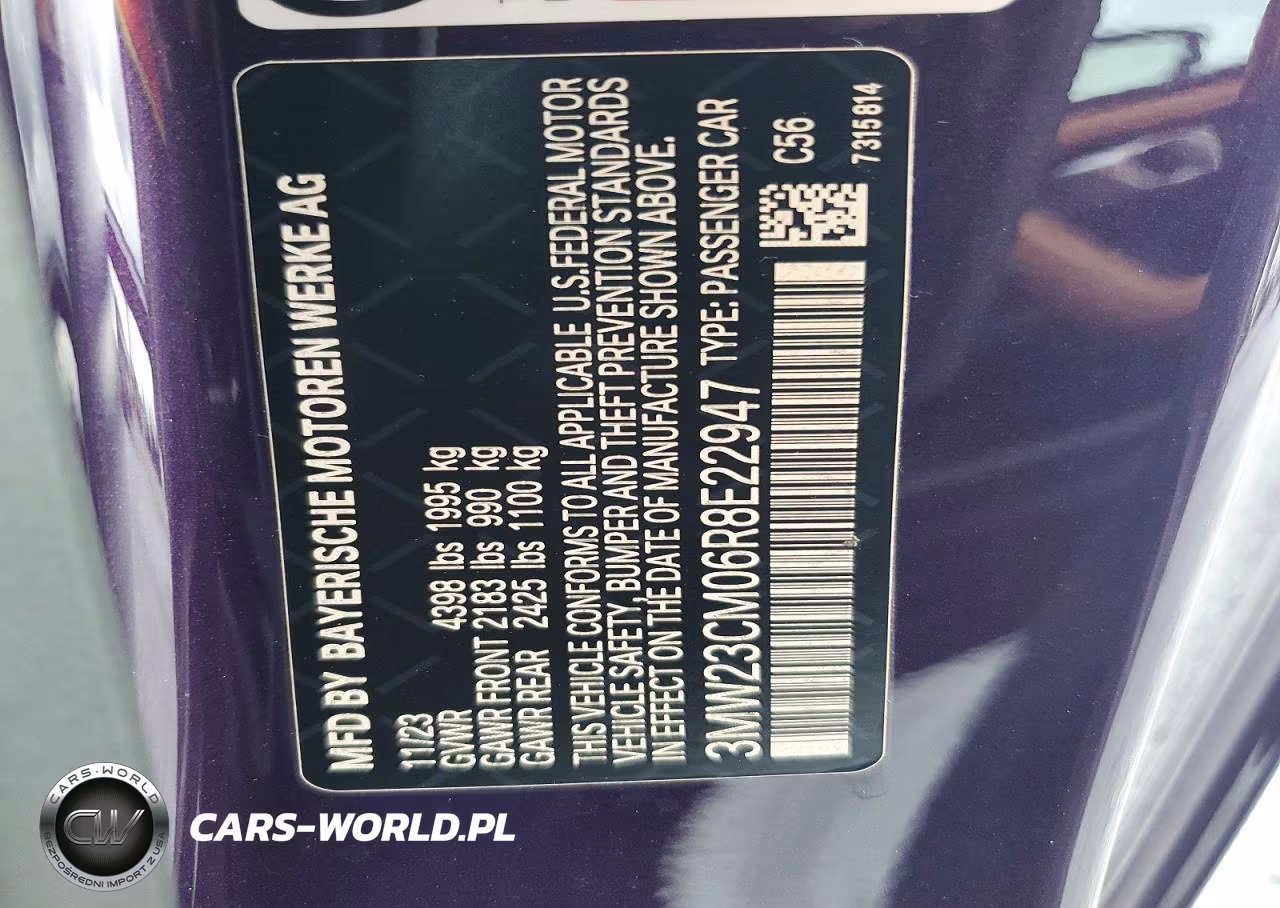 2024 BMW 230I VIN:3MW23CM06R8E22947 - 12