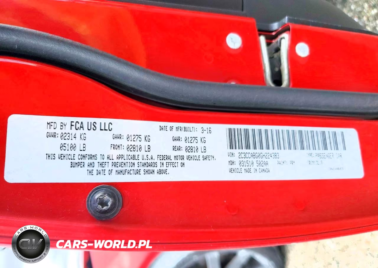 2016 Chrysler 300 S VIN:2C3CCABG0GH224383 - 12