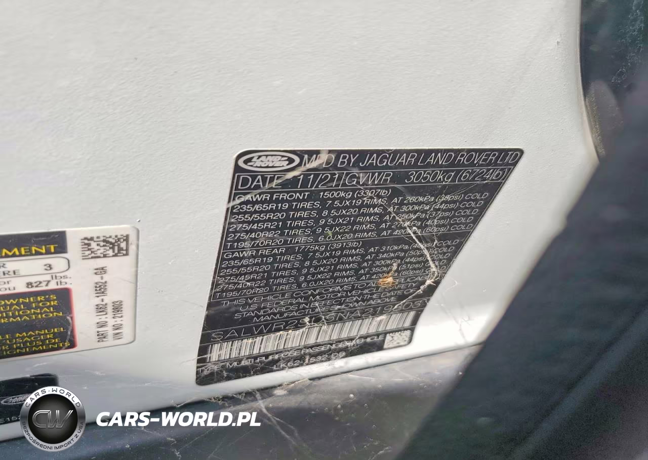 2022 Land Rover Range Rover Sport Hse Silver Edition VIN:SALWR2SU5NA219803 - 13
