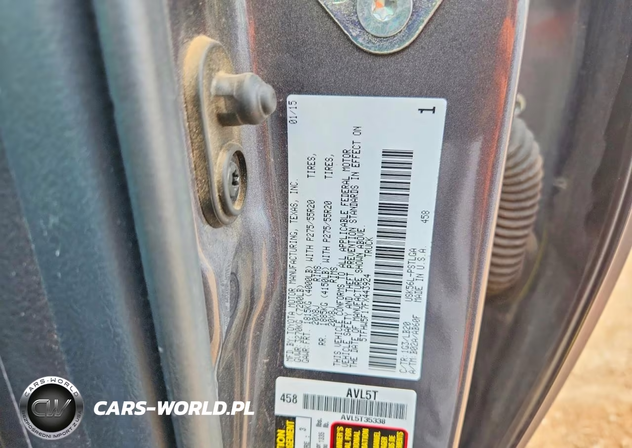 2015 Toyota Tundra Crewmax Limited VIN:5TFHW5F17FX443924 - 12