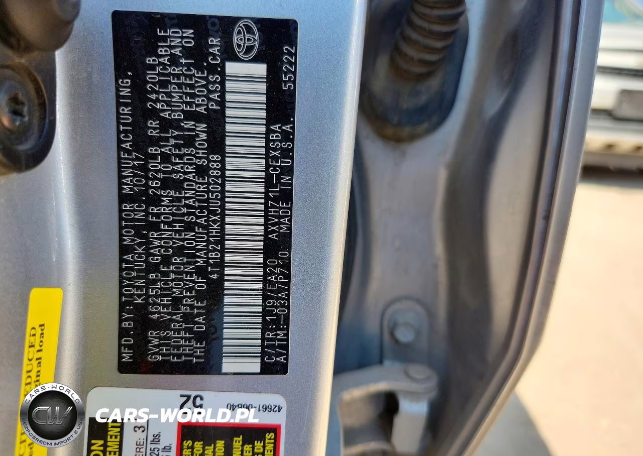 2018 Toyota Camry Hybrid Se VIN:4T1B21HKXJU502888 - 12