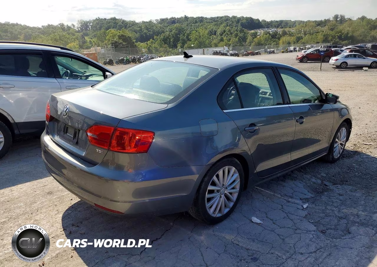 2014 Volkswagen Jetta Tdi VIN:3VWLL7AJ8EM321533 - 3