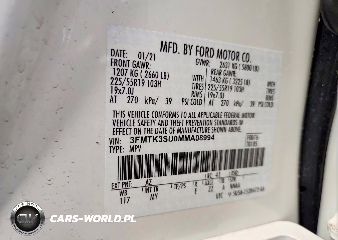 2021 Ford Mustang Mach-E Premium VIN:3FMTK3SU0MMA08994 - 13