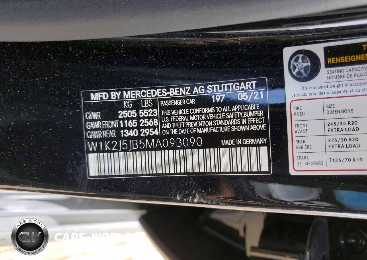 2021 Mercedes-Benz Cls 450 VIN:W1K2J5JB5MA093090 - 12