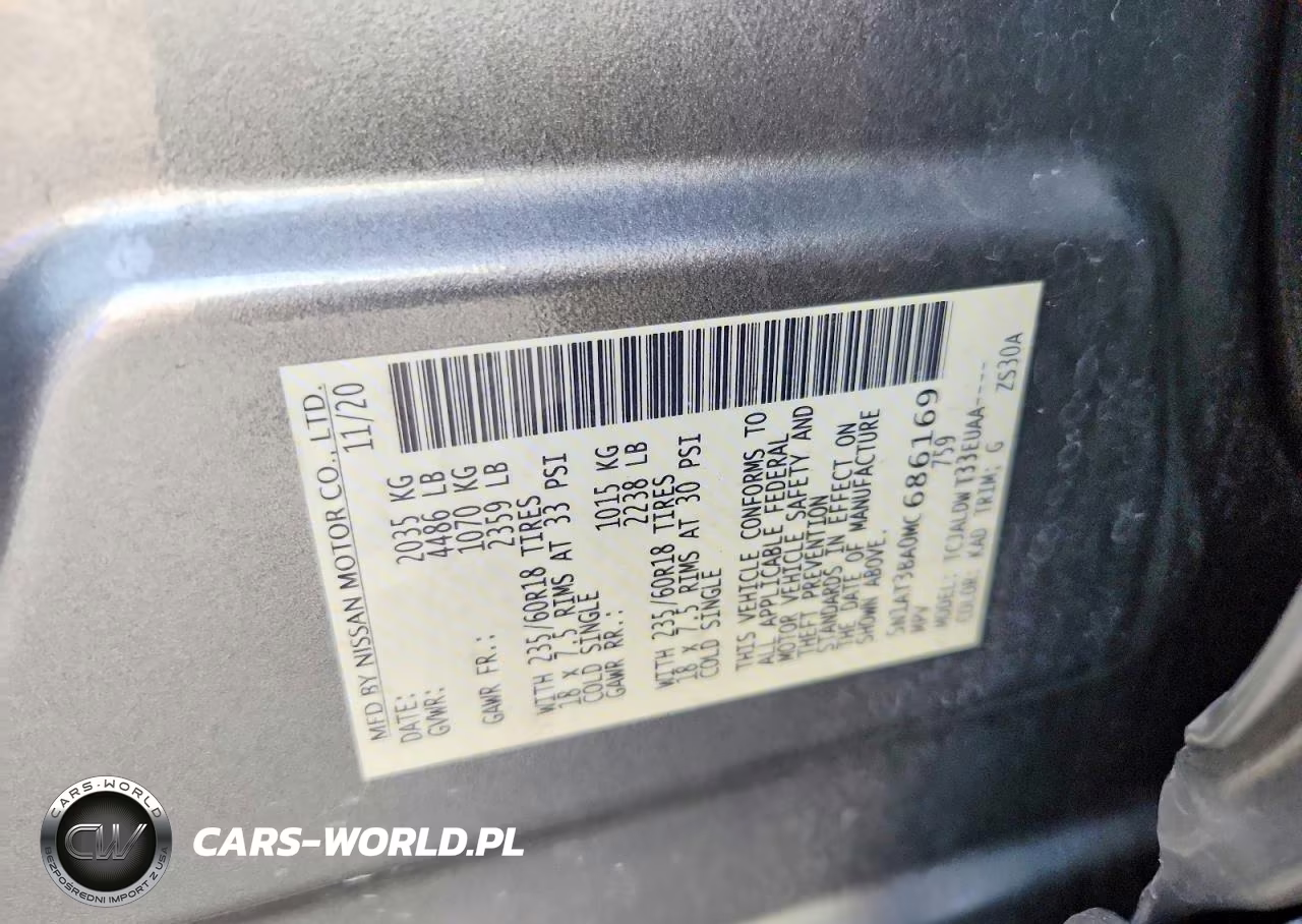 2021 Nissan Rogue Sv VIN:5N1AT3BA0MC686169 - 14