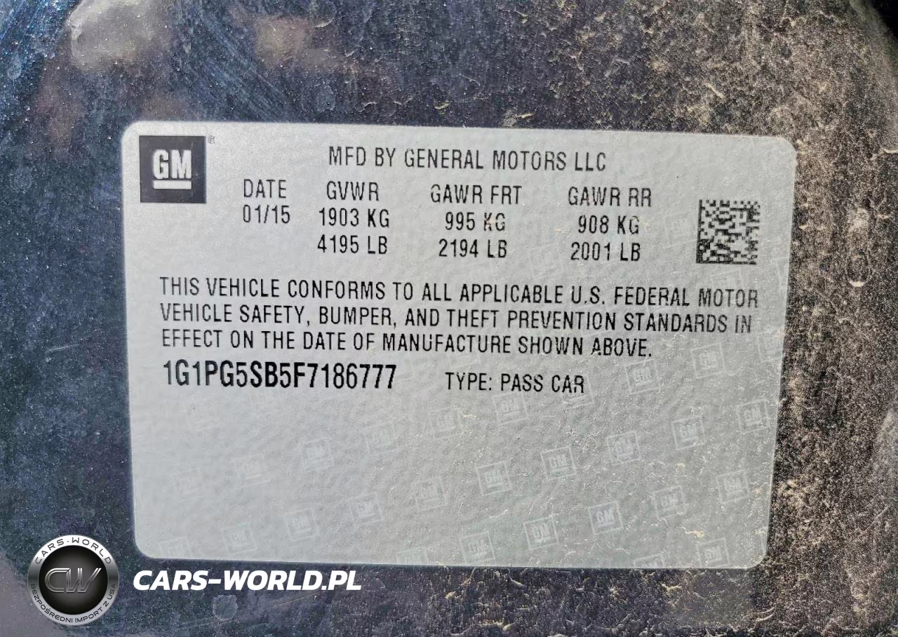 2015 Chevrolet Cruze Ltz VIN:1G1PG5SB5F7186777 - 13