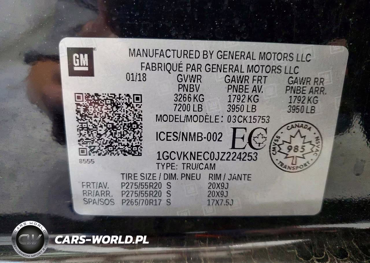2018 Chevrolet Silverado K1500 VIN:1GCVKNEC0JZ224253 - 13