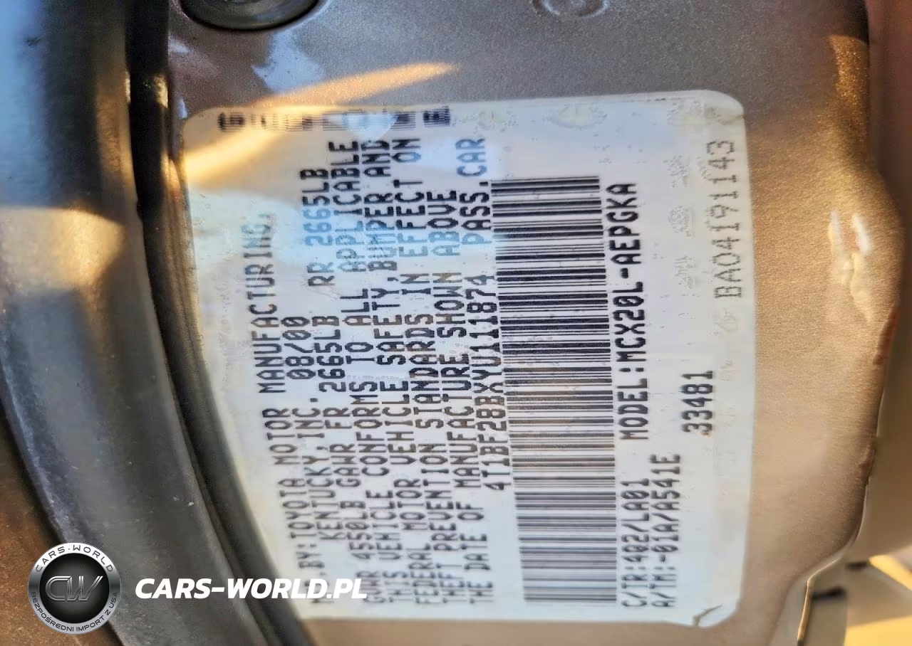 2000 Toyota Avalon Xls VIN:4T1BF28BXYU111874 - 13
