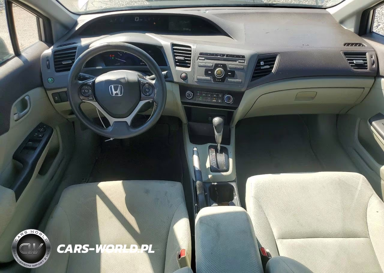 2012 Honda Civic Sedan Automati VIN:19XFB2F5XCE100850 - 8