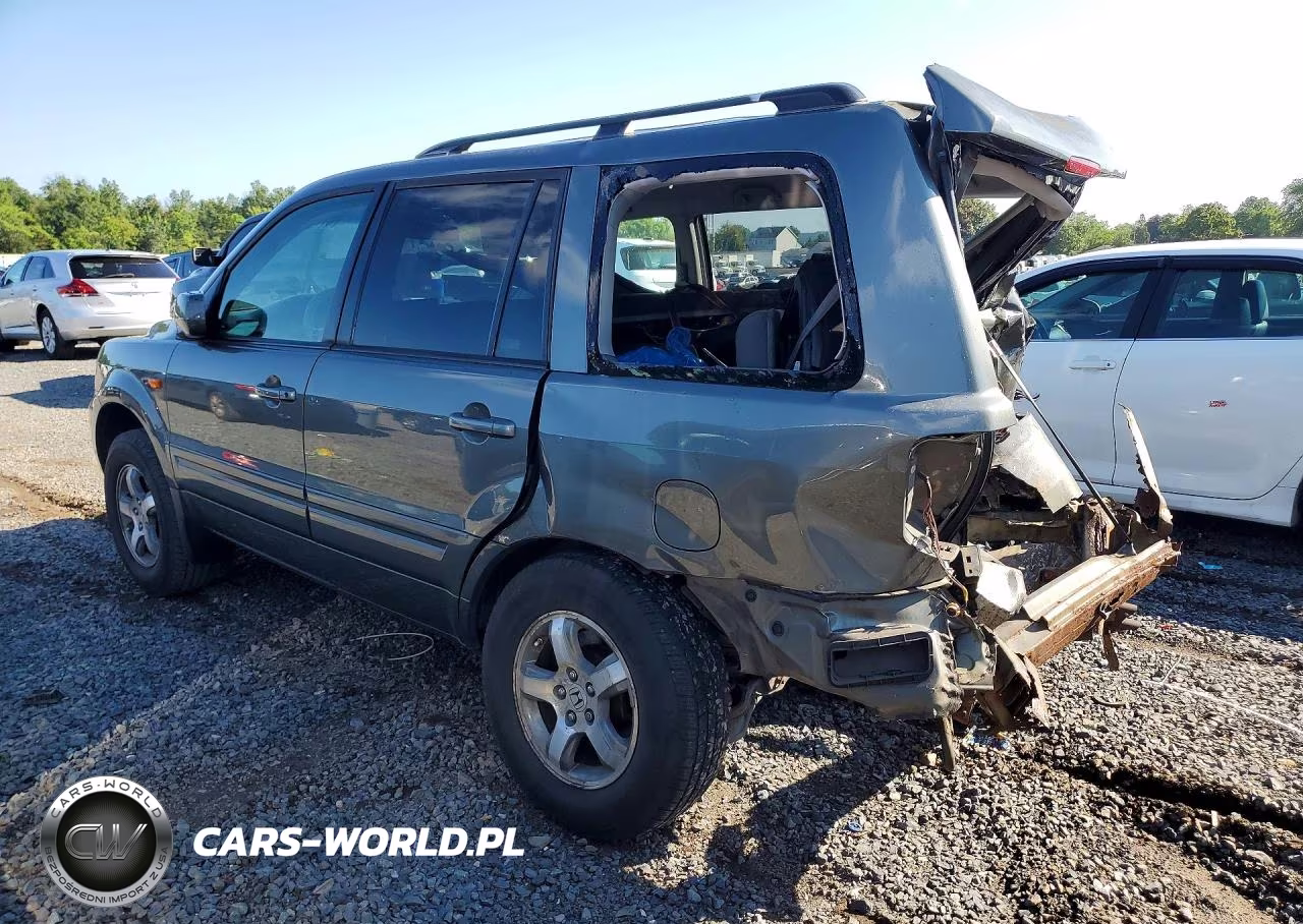 2007 Honda Pilot Ex VIN:5FNYF184X7B025935 - 2