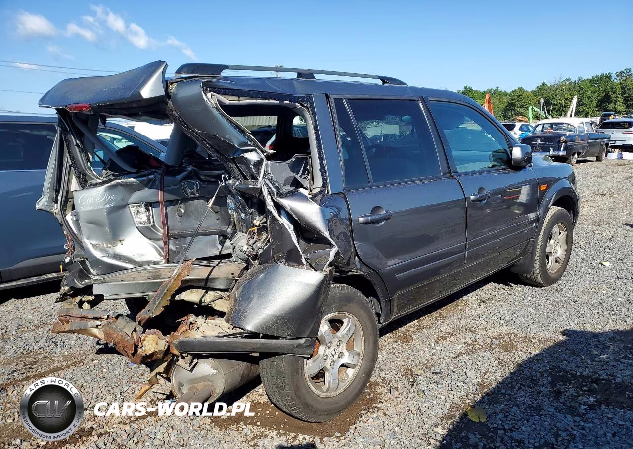 2007 Honda Pilot Ex VIN:5FNYF184X7B025935 - 3
