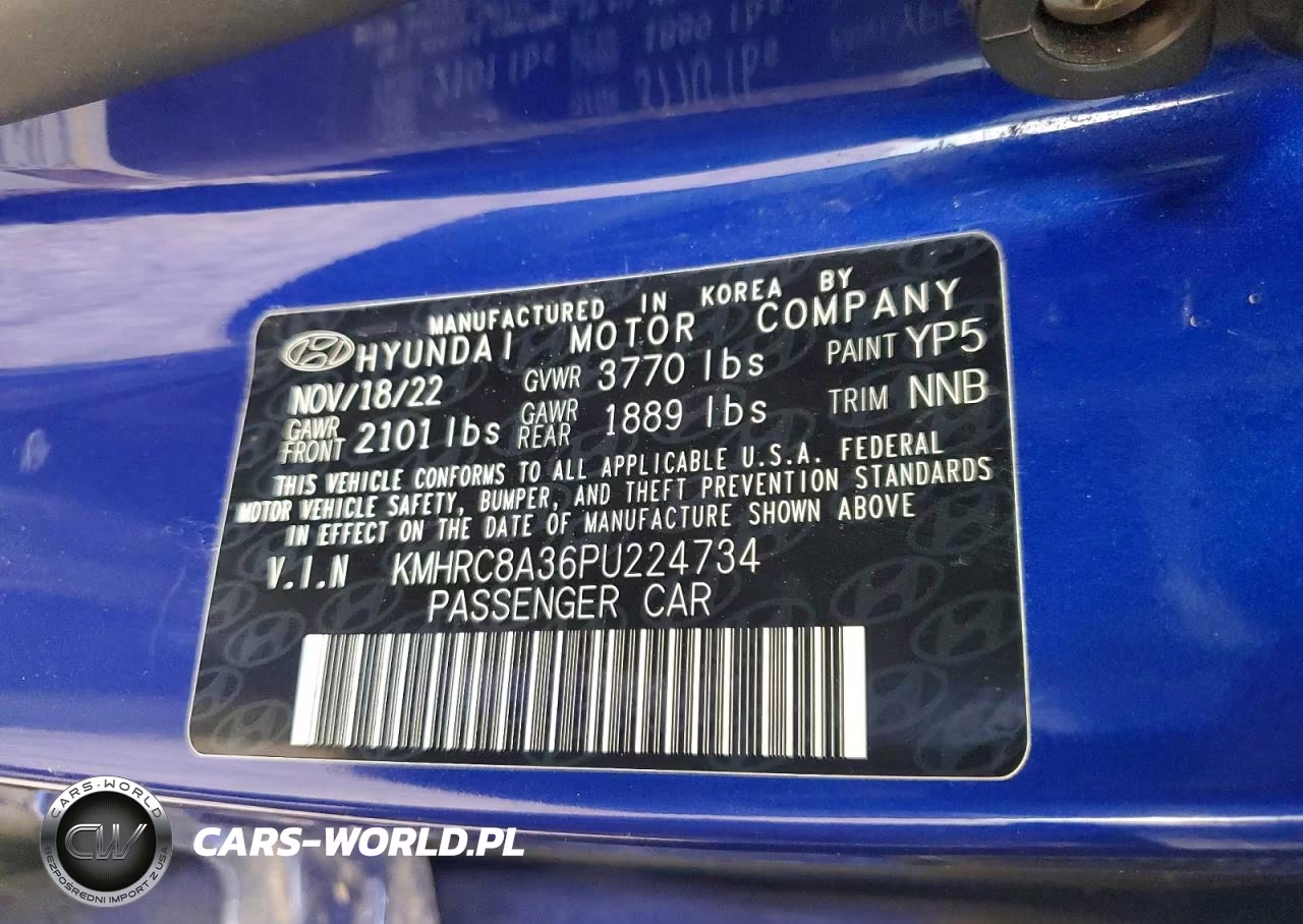 2023 Hyundai Venue Limited VIN:KMHRC8A36PU224734 - 13