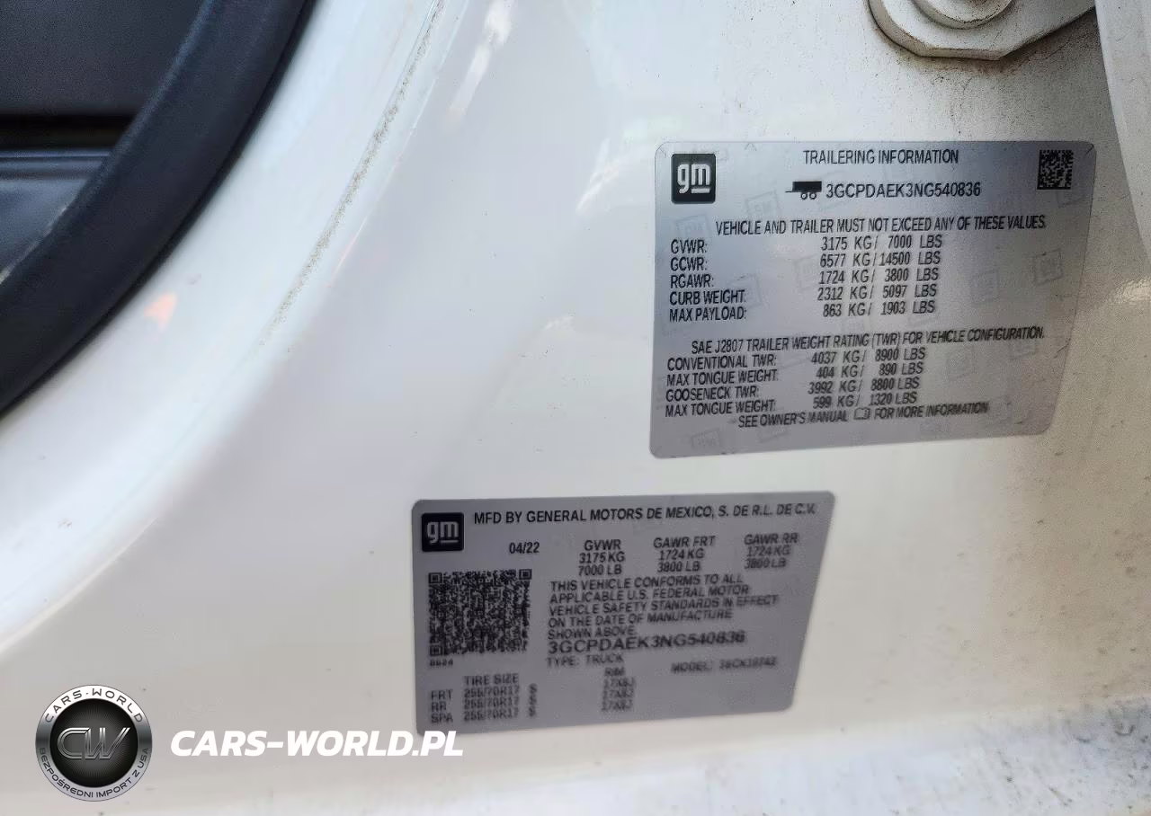2022 Chevrolet Silverado K1500 VIN:3GCPDAEK3NG540836 - 13