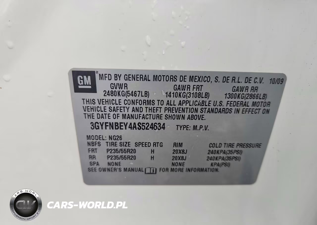 2010 Cadillac Srx Performance Collection VIN:3GYFNBEY4AS524634 - 13