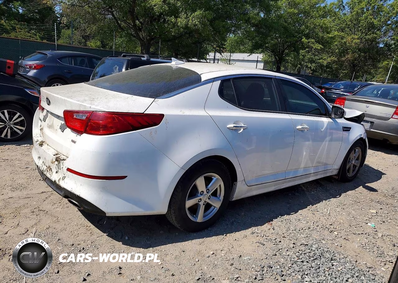 2015 Kia Optima Lx VIN:KNAGM4A74F5558139 - 3