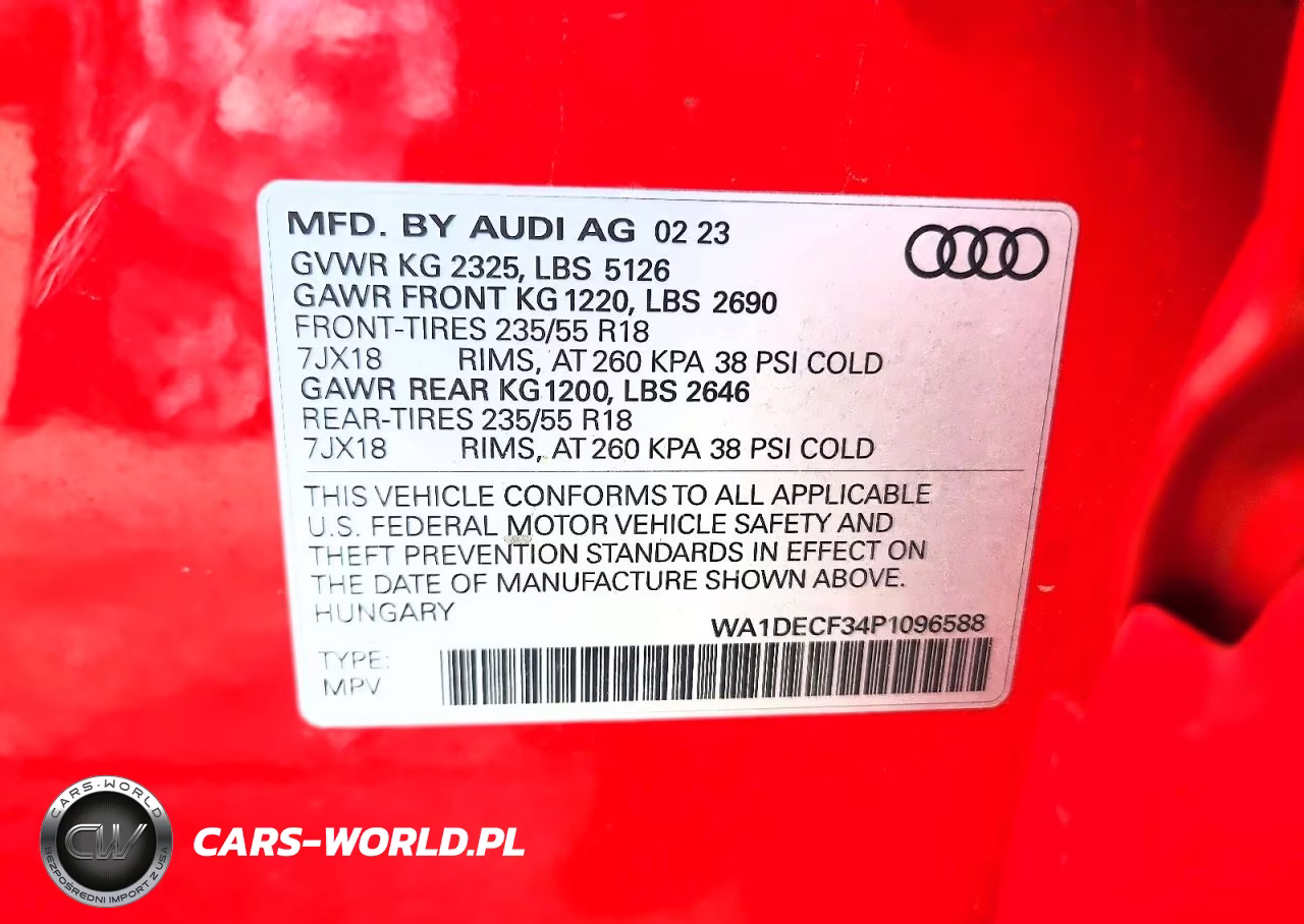2023 Audi Q3 Premium S Line 45 VIN:WA1DECF34P1096588 - 12