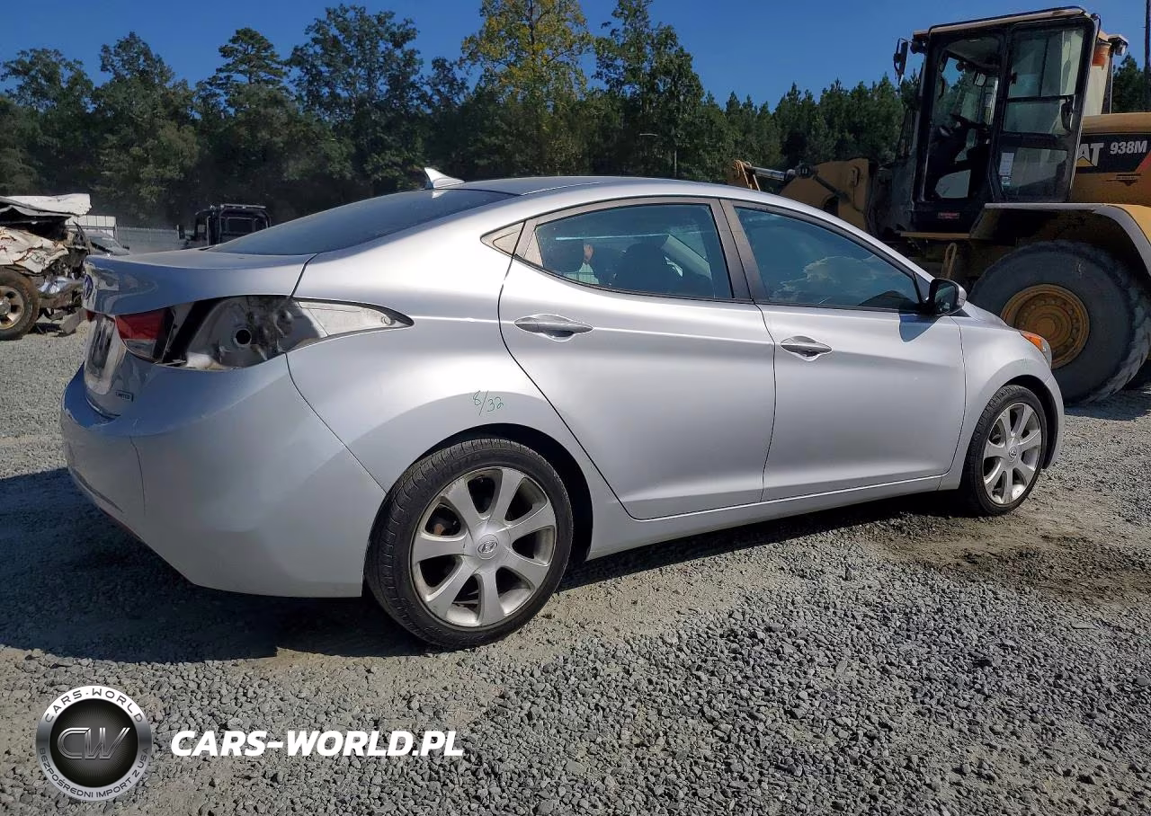 2013 Hyundai Elantra Limited VIN:5NPDH4AE9DH189820 - 3