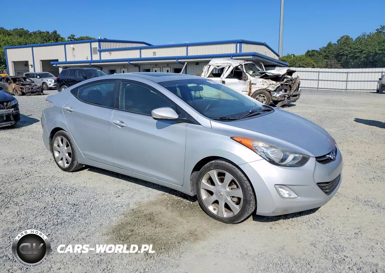 2013 Hyundai Elantra Limited VIN:5NPDH4AE9DH189820 - 4