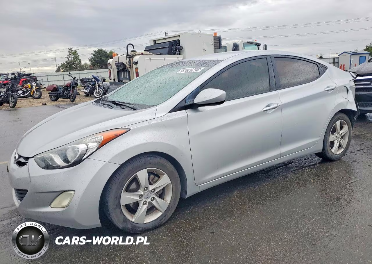2012 Hyundai Elantra Gls VIN:5NPDH4AE1CH086535 - 1