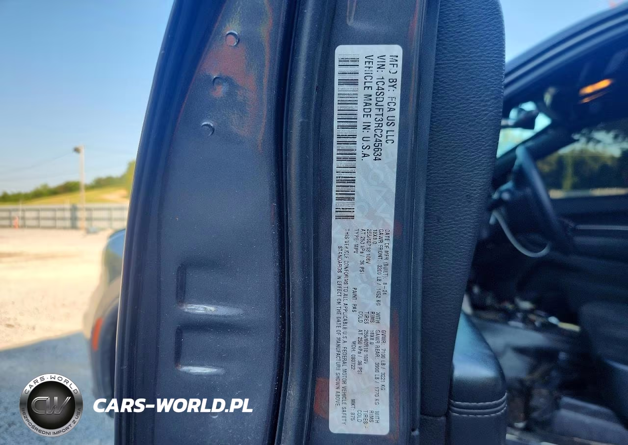 2024 Dodge Durango Pursuit VIN:1C4SDJFT3RC245634 - 13