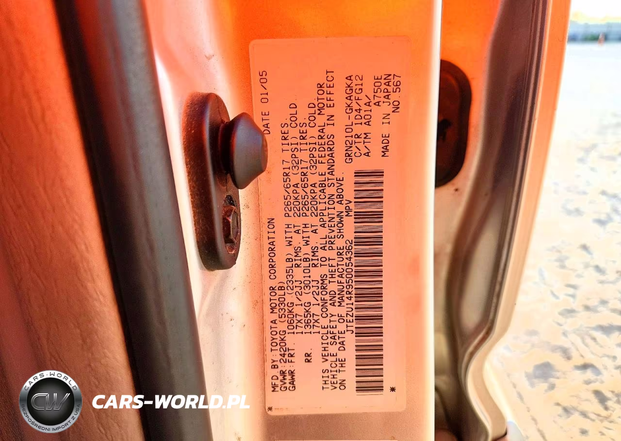 2005 Toyota 4Runner Sr5 VIN:JTEZU14R950054362 - 12