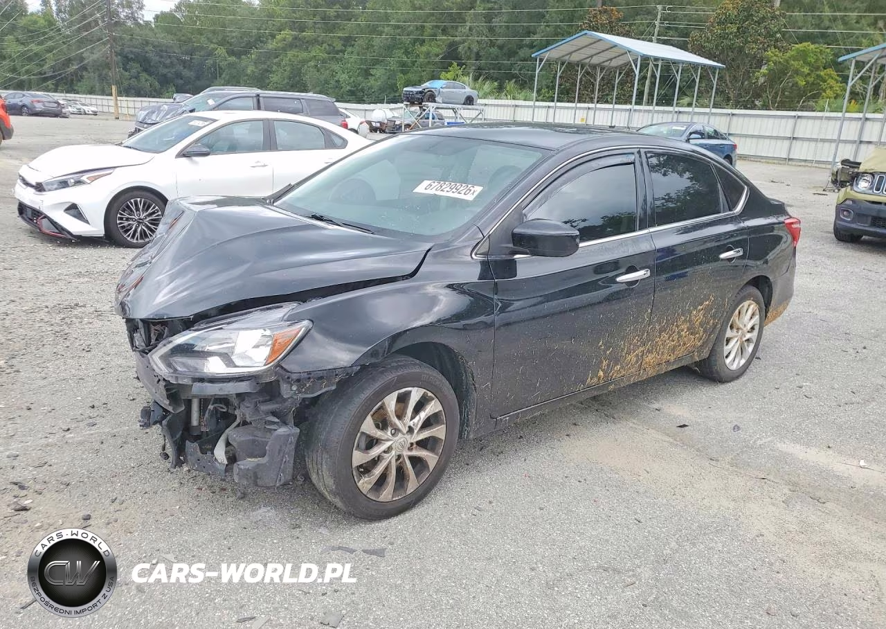 2019 Nissan Sentra Sv VIN:3N1AB7AP1KY357766 - 1