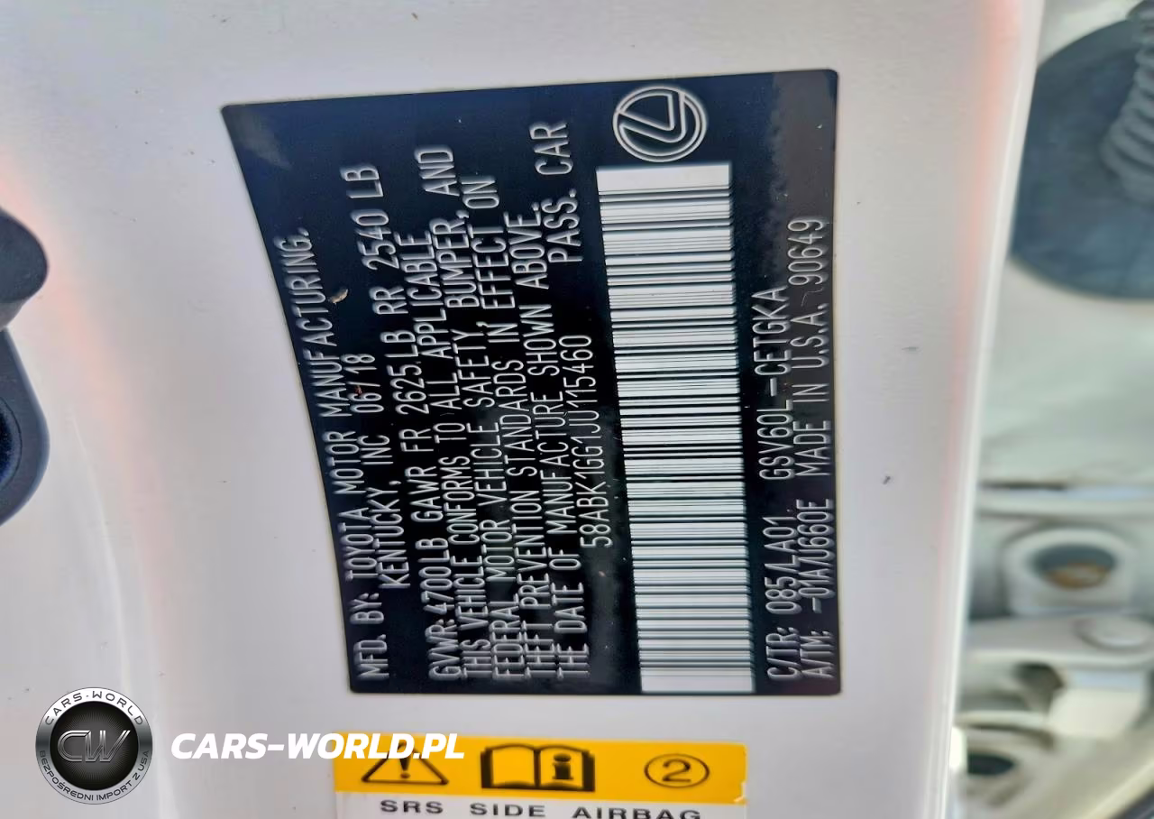 2018 Lexus Es 350 VIN:58ABK1GG1JU115460 - 12