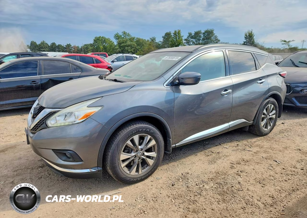 2016 Nissan Murano Sv VIN:5N1AZ2MHXGN160692 - 1