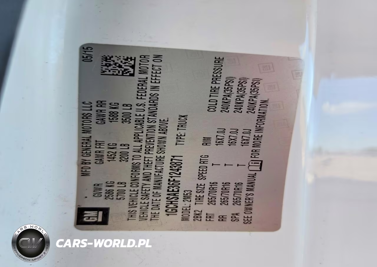 2015 Chevrolet Colorado VIN:1GCHSAE36F1243871 - 13