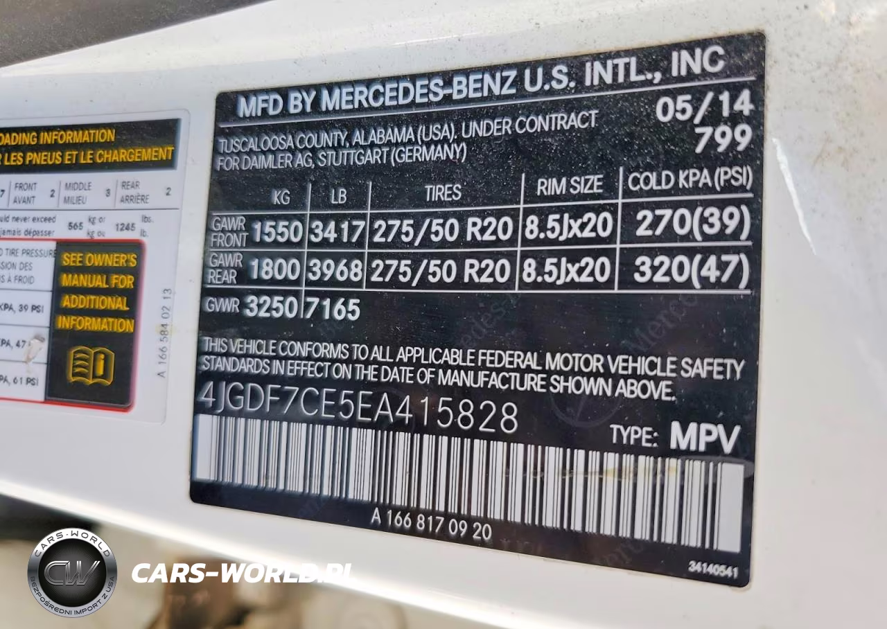 2014 Mercedes-Benz Gl 450 4Matic VIN:4JGDF7CE5EA415828 - 13