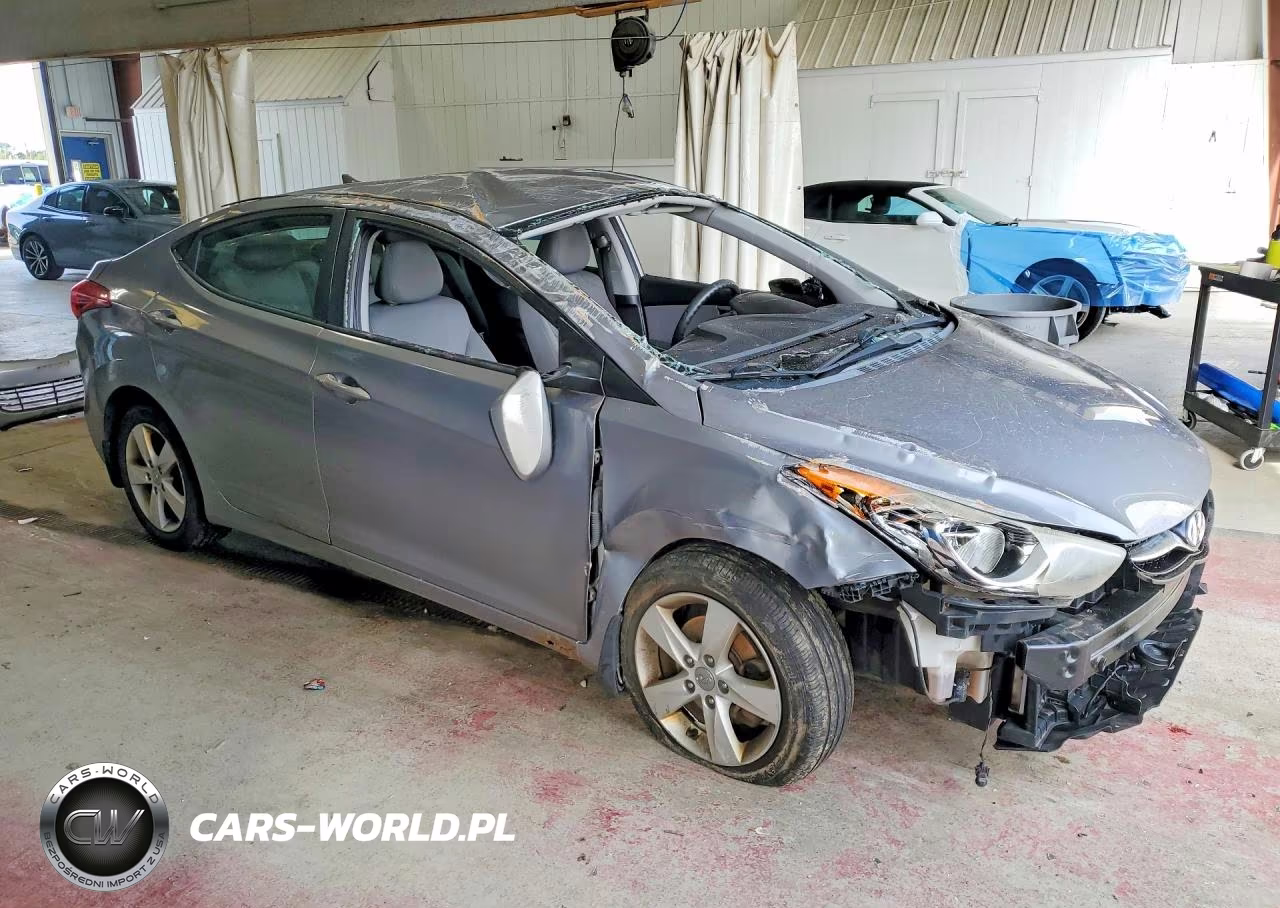 2013 Hyundai Elantra Gls VIN:KMHDH4AE6DU494015 - 4